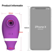 Load image into Gallery viewer, 2 in 1 Clit Sucker Vibrator Female for Women G-Spot Sucking  Licking Double Stimulation Nipples Massagers Tongue Sex Toy Adult
