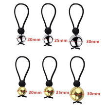 Load image into Gallery viewer, Drop Ball Heavy Weight Stretcher man silicone Penis cock Ring Metal Hanger for Enlargement pull exercise Male sex toy
