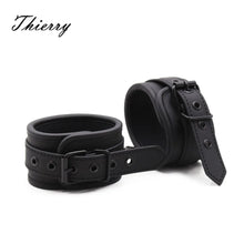 Load image into Gallery viewer, Thierry Adjustable Erotic PU Leather Handcuffs Wrist Ankle Cuffs Bondage Restraints Adult Games BDSM Sex Toys Exotic Accessories
