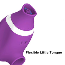 Load image into Gallery viewer, 2 in 1 Clit Sucker Vibrator Female for Women G-Spot Sucking  Licking Double Stimulation Nipples Massagers Tongue Sex Toy Adult
