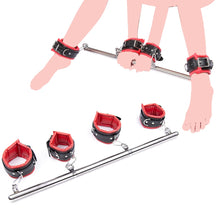 Load image into Gallery viewer, Sexual BDSM Bondage Spreader Bar Restraints Removable Handcuff Ankle Cuffs Extendable Fetish Kit Sex Toys For Couples SM Games
