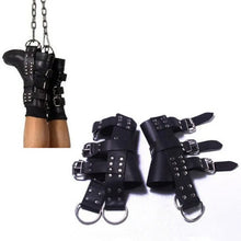 Load image into Gallery viewer, Suspension Hand Foot Bundle Bondage Slave Bdsm Adjustable Ankle Cuffs dults Sex Games Leather Bdsm Sex Tools Flirt For Couples
