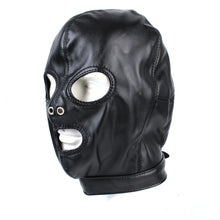 Load image into Gallery viewer, Erotic Accessories Fetish Mask Adult Sex Toys Hollow Hood Couples Flirting Sexy Headgear Leather For Woman
