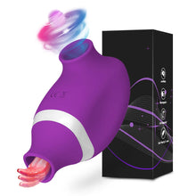 Load image into Gallery viewer, 2 in 1 Clit Sucker Vibrator Female for Women G-Spot Sucking  Licking Double Stimulation Nipples Massagers Tongue Sex Toy Adult
