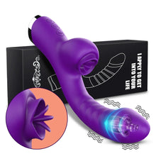 Load image into Gallery viewer, Vibrator For Women 2 In 1 Licking Machine Clitoris Stimulator G-Spot Powerful Vibro Dildo Wand Female Clit Sucker Adult Sex Toys
