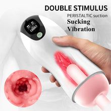 Load image into Gallery viewer, Sex Machine Toys Automatic Sucking Masturbation Cup For Men Deep Throat Oral Vagina Suction Blowjob Vibrating Male Masturbator
