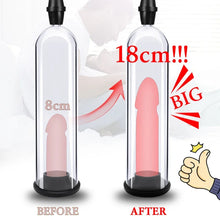 Load image into Gallery viewer, Manual penis pump sex toys for men penis enlargement vacuum pump for penis enhancement male masturbator adult extender too
