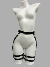 Load image into Gallery viewer, Sex Toy Harness Women Sexy Underwear Garter Belt Leather Lingerie Bondage Thigh Garter Stocking Bdsm Erotic Waist To Leg Harness
