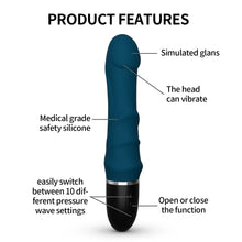 Load image into Gallery viewer, 10 Modes Soft Silicone Vibrator Big Dildo Massager Female Masturbator for Couples G-spot Clitoral Stimulator Sex Toys for Women
