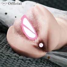 Load image into Gallery viewer, Realistic Vagina Lifelike Artiflcial Vaginal Anal Sex Doll Erotic Adult Sex Toys For Men Soft Pocket Pussy Male Masturbator Cup
