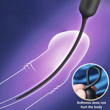 Load image into Gallery viewer, Urethral Sounding Vibrators 10 Speed Urethral Dilators Catheters Silicone Insert Penis Plug Sex Toys For Men Urethra Plug
