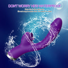 Load image into Gallery viewer, Vibrator For Women 2 In 1 Licking Machine Clitoris Stimulator G-Spot Powerful Vibro Dildo Wand Female Clit Sucker Adult Sex Toys
