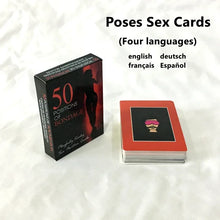 Load image into Gallery viewer, Possible Sexual Positions Playing A Year of Sex for Adult Sexy Game Cards Sets for Couple Sex Cards Bedroom Commands
