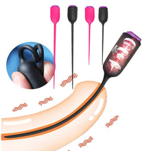 Load image into Gallery viewer, Urethral Sounding Vibrators 10 Speed Urethral Dilators Catheters Silicone Insert Penis Plug Sex Toys For Men Urethra Plug
