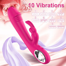 Load image into Gallery viewer, Dildo Rabbit Vibrator for Women Powerful G Spot Vibrators Nipple Clitoris Stimulator Female Sex Toys Adult Goods Masturbator
