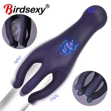 Load image into Gallery viewer, Sex Glans Trainer Penis Massage Male Masturbator 10 Speed Vibrating Glans Vibrator Sex Toys for Men Lasting Delay Endurance Exer
