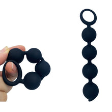 Load image into Gallery viewer, small anal beads silicone butt plug for women anal balls sex shop adult toys for men erotic toys anal plug women&#39;s stopper anus
