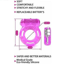 Load image into Gallery viewer, Vibrating Clitoral Stimulator Strong Penis Erect Cock Ring Cage Erection Enhance Sex Ability Product Sex Toys For Men Couple
