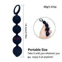 Load image into Gallery viewer, small anal beads silicone butt plug for women anal balls sex shop adult toys for men erotic toys anal plug women&#39;s stopper anus
